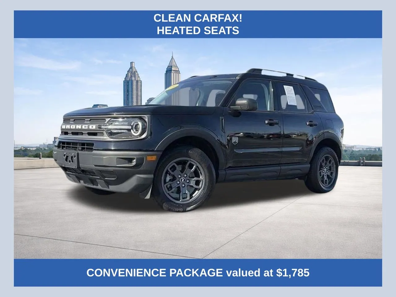 Black 2024 Ford Bronco Sport Big Bend for sale in Morrow, GA
