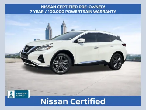 White 2023 Nissan Murano Platinum for sale in Morrow, GA