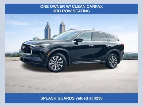 Black 2023 INFINITI QX60 PURE for sale in Morrow, GA