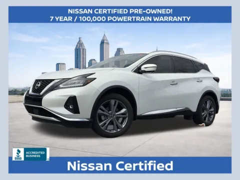 White 2024 Nissan Murano Platinum for sale in Morrow, GA