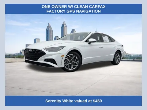 White 2023 Hyundai Sonata SEL for sale in Morrow, GA