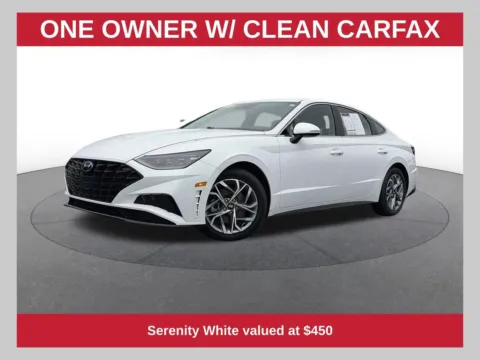 White 2023 Hyundai Sonata SEL for sale in Morrow, GA