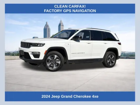 White 2024 Jeep Grand Cherokee 4xe for sale in Morrow, GA