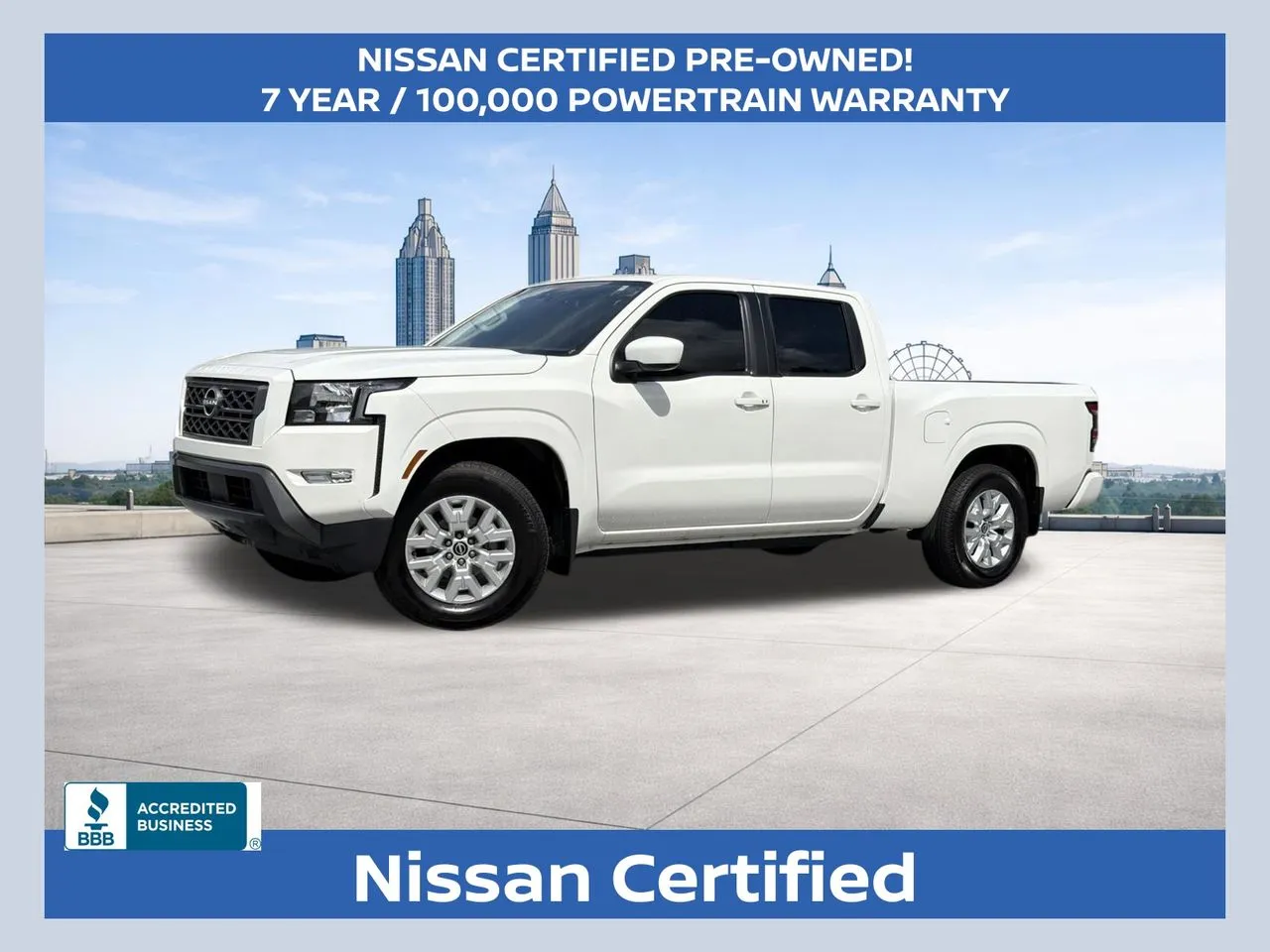 White 2024 Nissan Frontier SV for sale in Morrow, GA