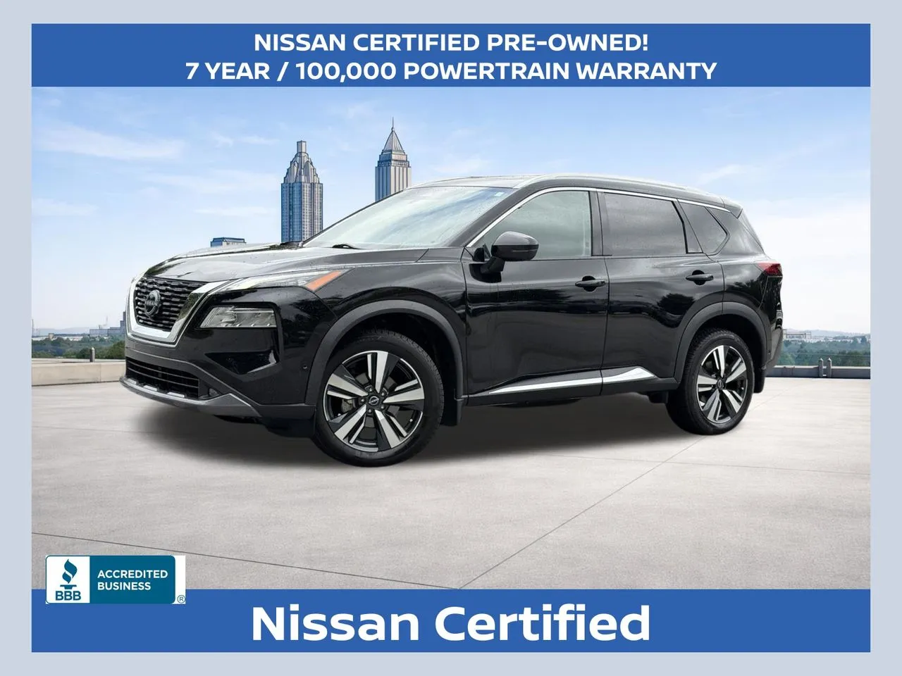 Black 2022 Nissan Rogue SL for sale in Morrow, GA