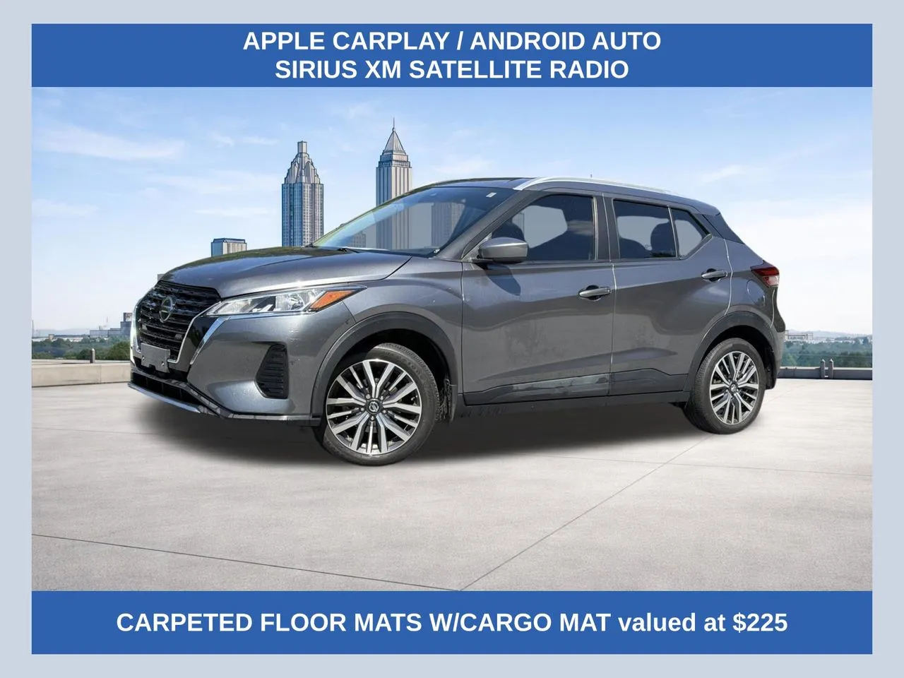 Gray 2021 Nissan Kicks SV for sale in Morrow, GA