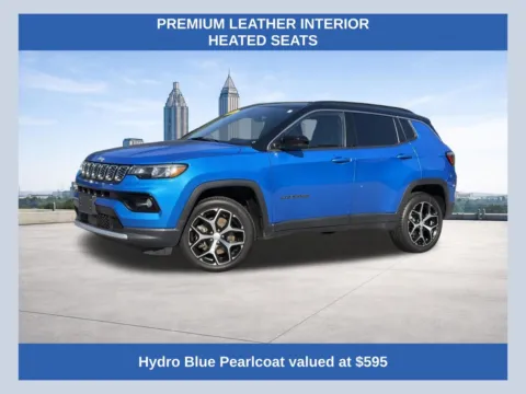 Blue 2024 Jeep Compass Limited for sale in Morrow, GA