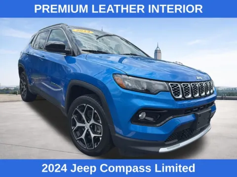 Blue 2024 Jeep Compass Limited for sale in Morrow, GA