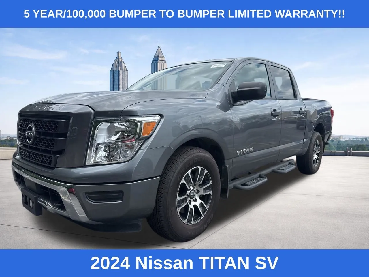Gray 2024 Nissan Titan SV for sale in Morrow, GA