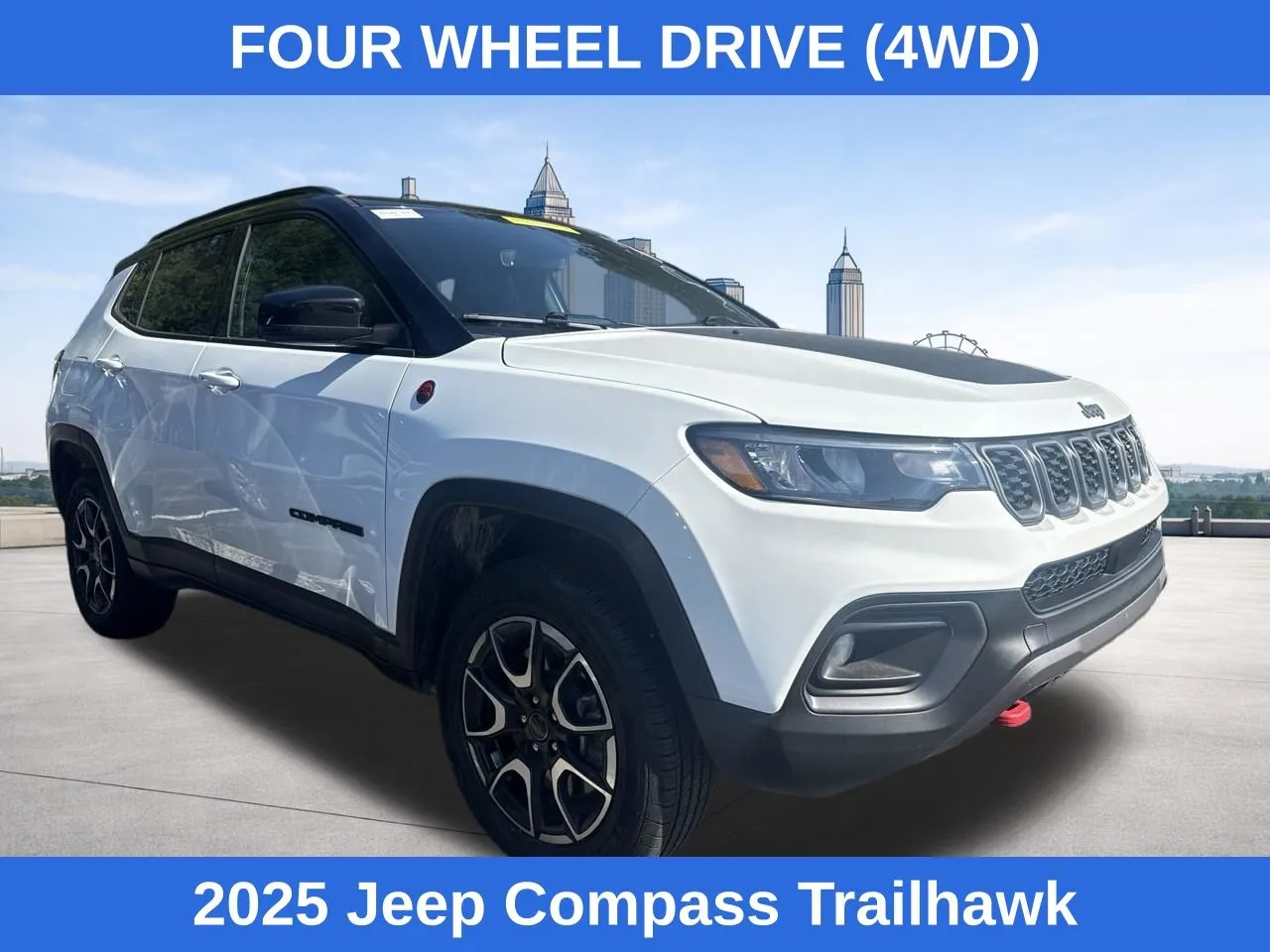White 2025 Jeep Compass Trailhawk for sale in Morrow, GA