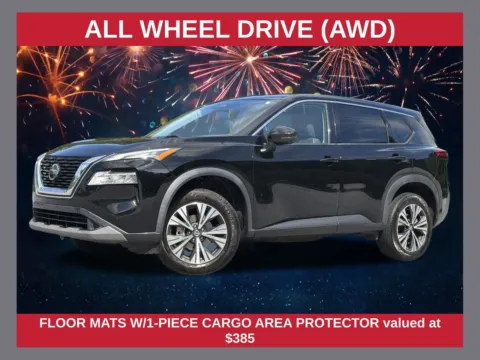 Black 2021 Nissan Rogue SV for sale in Morrow, GA