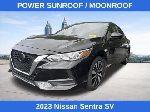 Black 2023 Nissan Sentra SV for sale in Morrow, GA