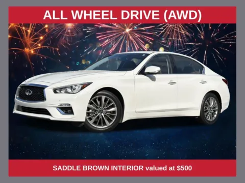 White 2023 INFINITI Q50 LUXE for sale in Morrow, GA