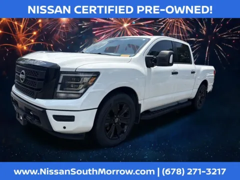 White 2023 Nissan Titan SV for sale in Morrow, GA