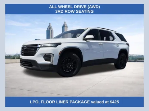 White 2023 Chevrolet Traverse LT Leather for sale in Morrow, GA