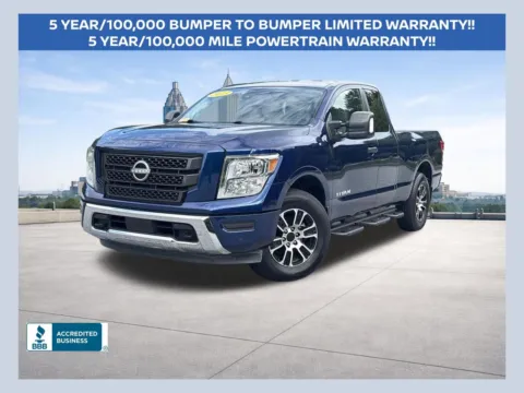Blue 2023 Nissan Titan SV for sale in Morrow, GA