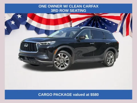 Black 2023 INFINITI QX60 LUXE for sale in Morrow, GA