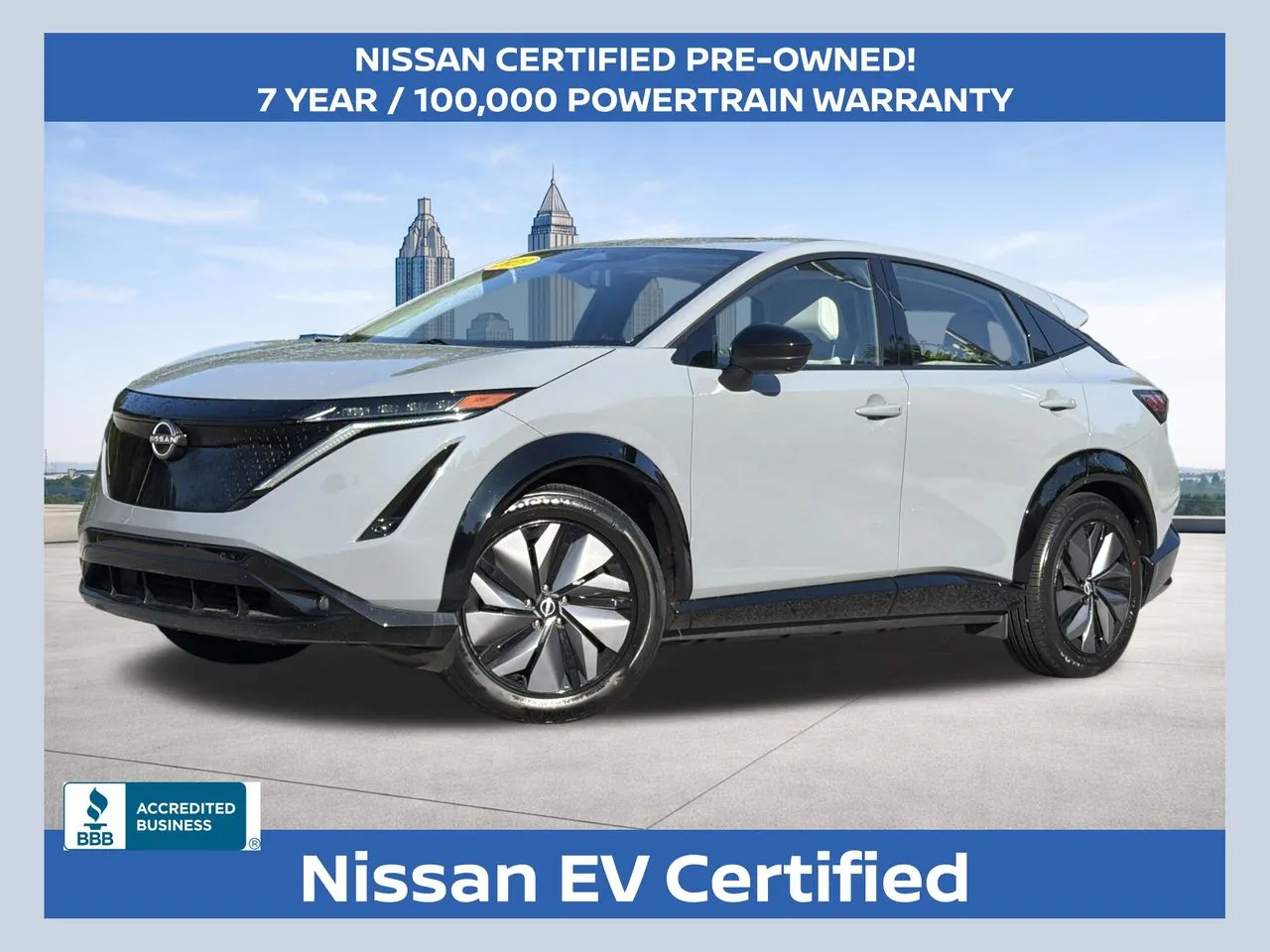 Gray 2023 Nissan Ariya EVOLVE+ e-4ORCE for sale in Morrow, GA