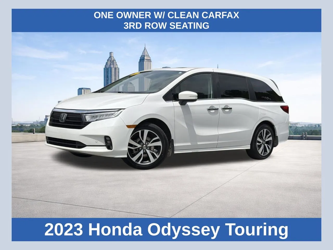 White 2023 Honda Odyssey Touring for sale in Morrow, GA