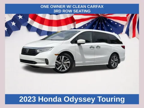 White 2023 Honda Odyssey Touring for sale in Morrow, GA
