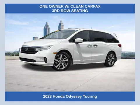 White 2023 Honda Odyssey Touring for sale in Morrow, GA