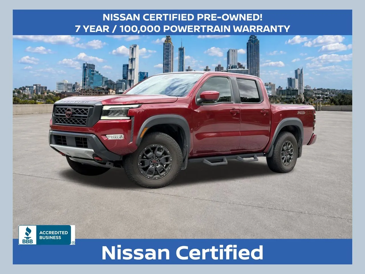 Red 2022 Nissan Frontier PRO-4X for sale in Morrow, GA