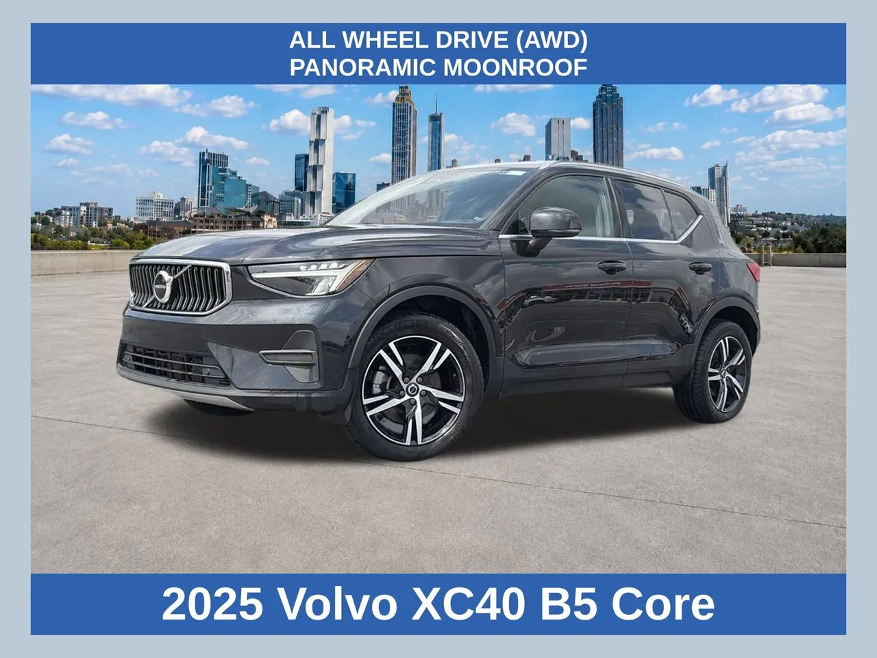 Black 2025 Volvo XC40 B5 Core for sale in Morrow, GA