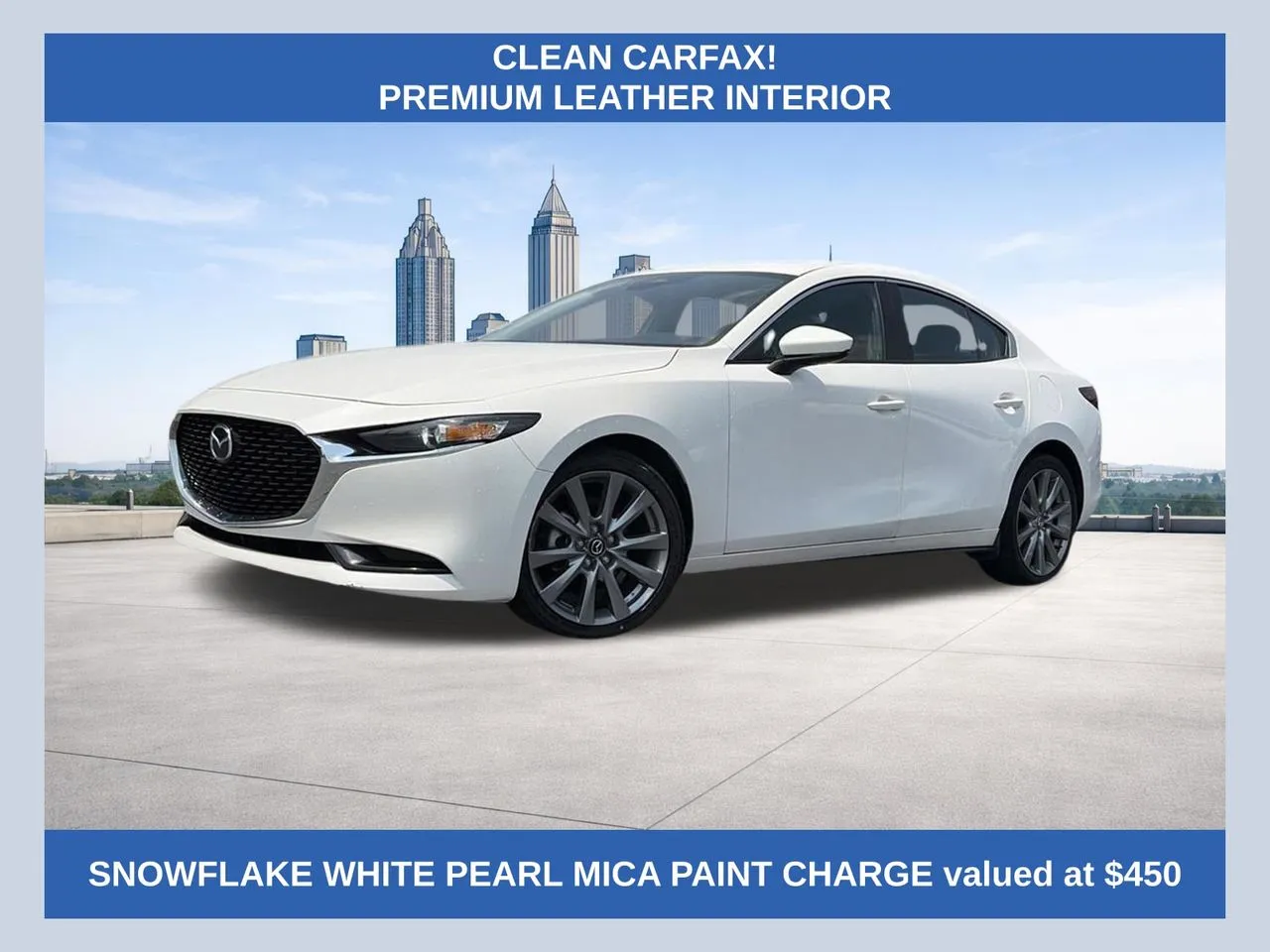White 2025 Mazda Mazda3 2.5 S Preferred Package for sale in Morrow, GA