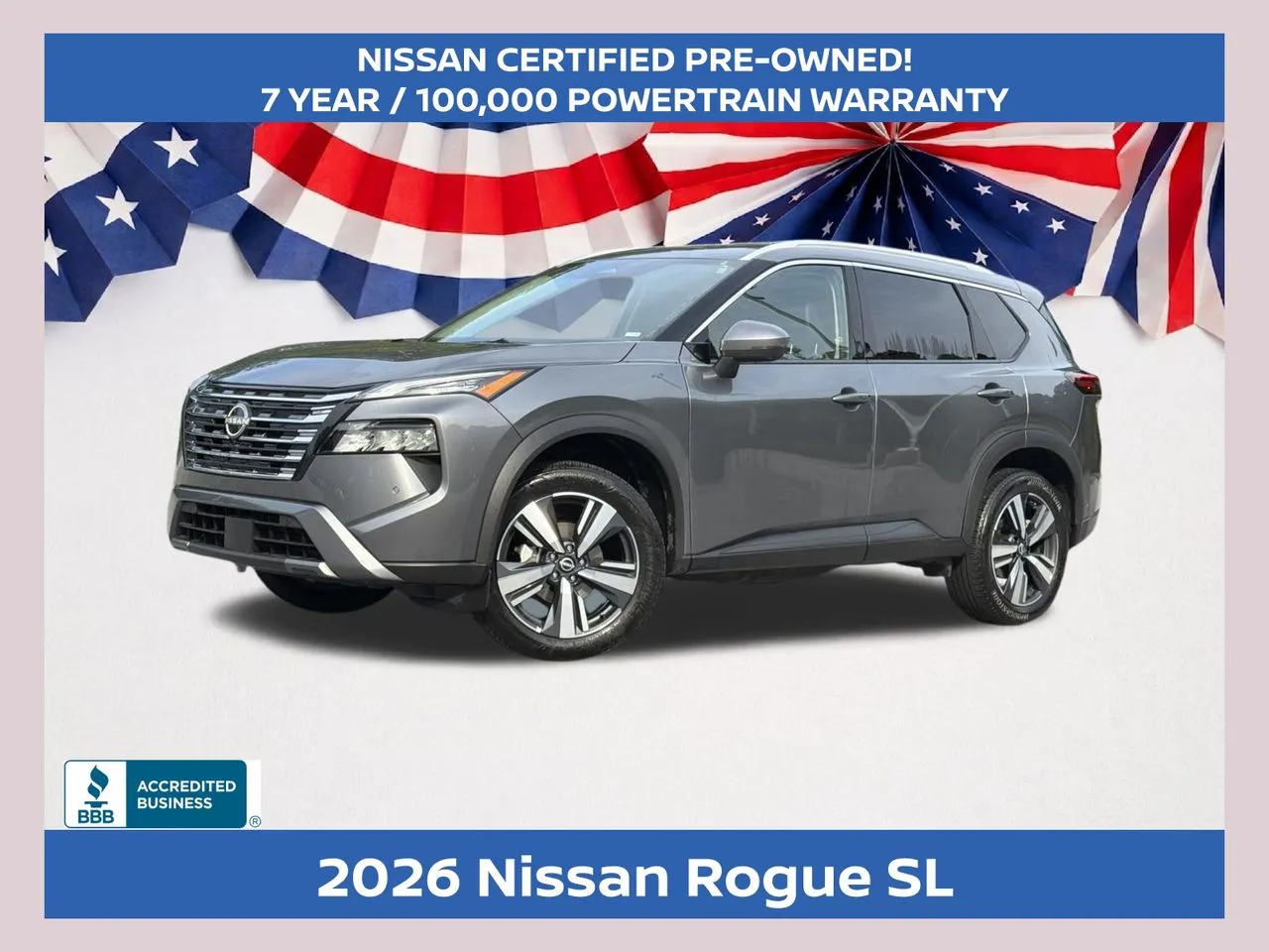 Gray 2026 Nissan Rogue SL for sale in Morrow, GA