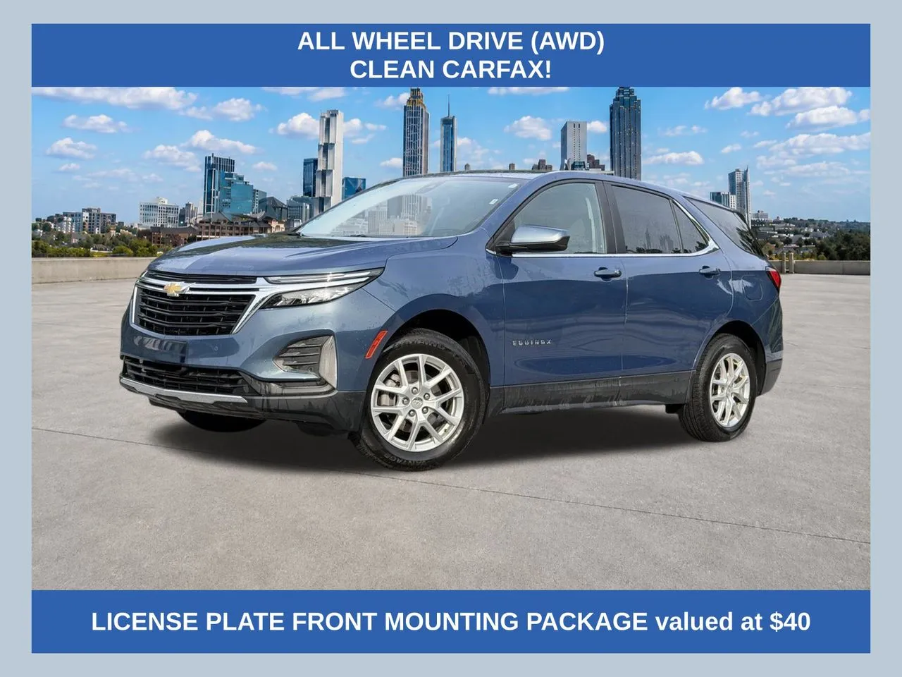 Blue 2024 Chevrolet Equinox LT for sale in Morrow, GA
