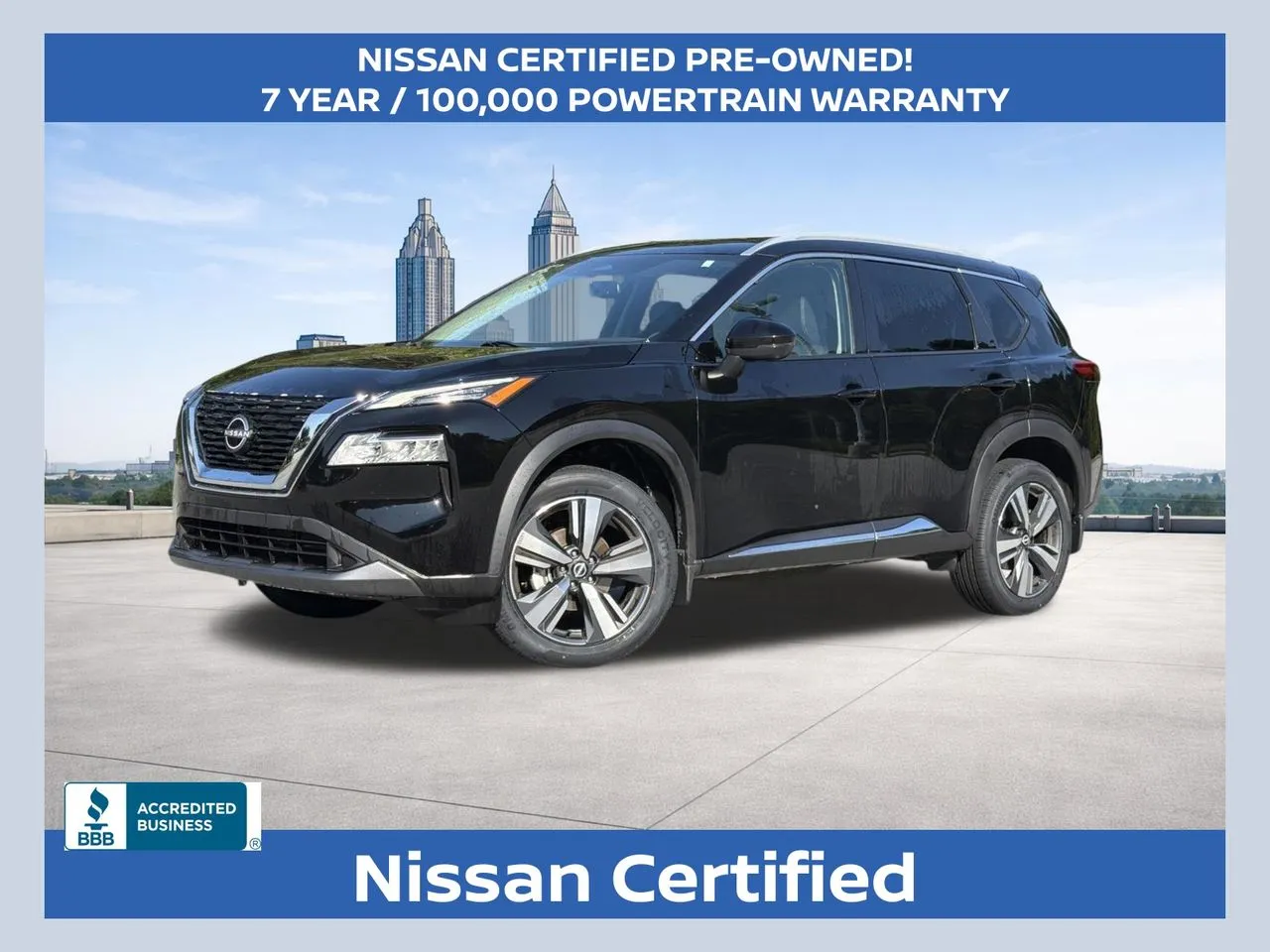 Black 2023 Nissan Rogue SL for sale in Morrow, GA
