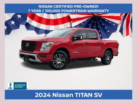 Red 2024 Nissan Titan SV for sale in Morrow, GA