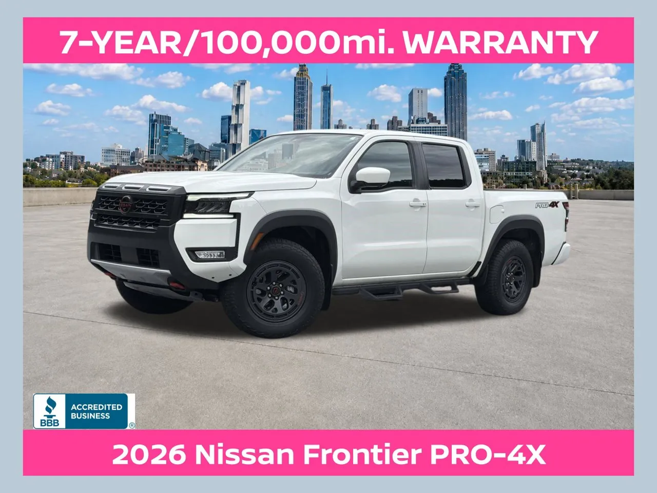White 2026 Nissan Frontier PRO-4X for sale in Morrow, GA