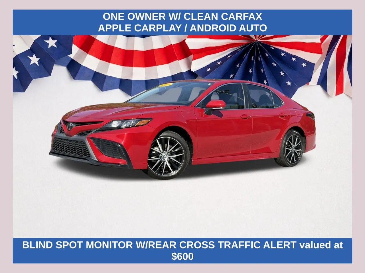 Red 2024 Toyota Camry SE for sale in Morrow, GA