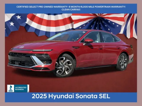 Red 2025 Hyundai Sonata SEL for sale in Morrow, GA