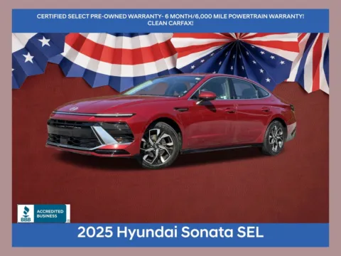 Red 2025 Hyundai Sonata SEL for sale in Morrow, GA