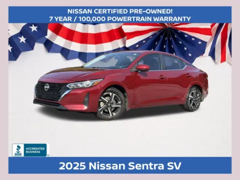 Red 2025 Nissan Sentra SV for sale in Morrow, GA
