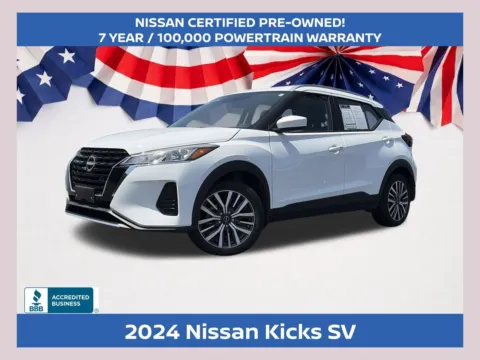 White 2024 Nissan Kicks SV for sale in Morrow, GA