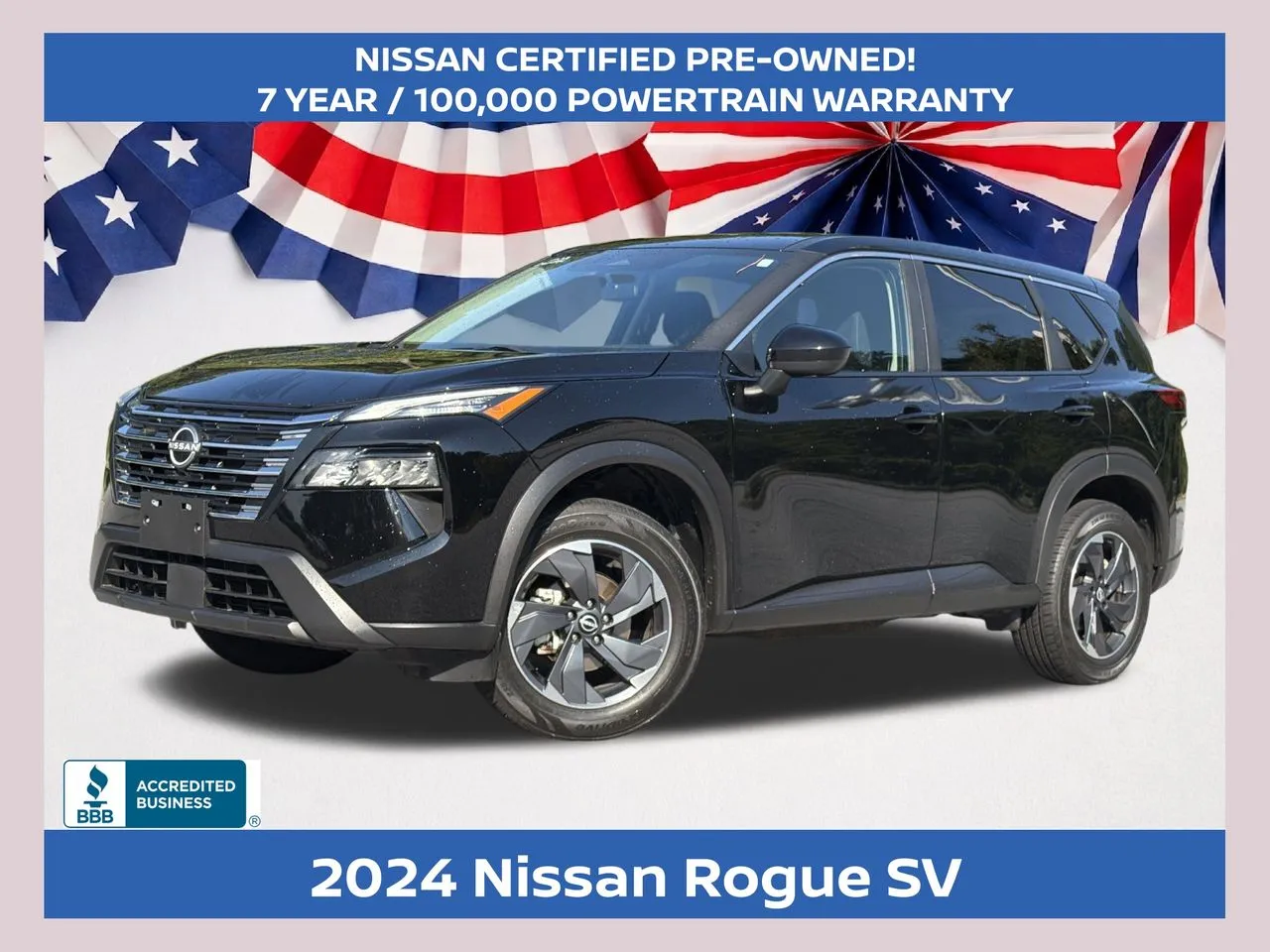 Black 2024 Nissan Rogue SV for sale in Morrow, GA