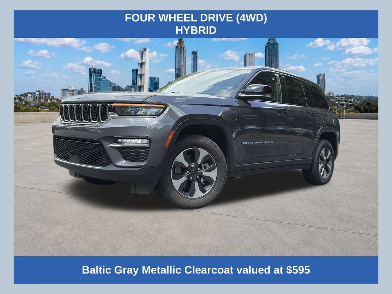 Gray 2024 Jeep Grand Cherokee 4xe for sale in Morrow, GA