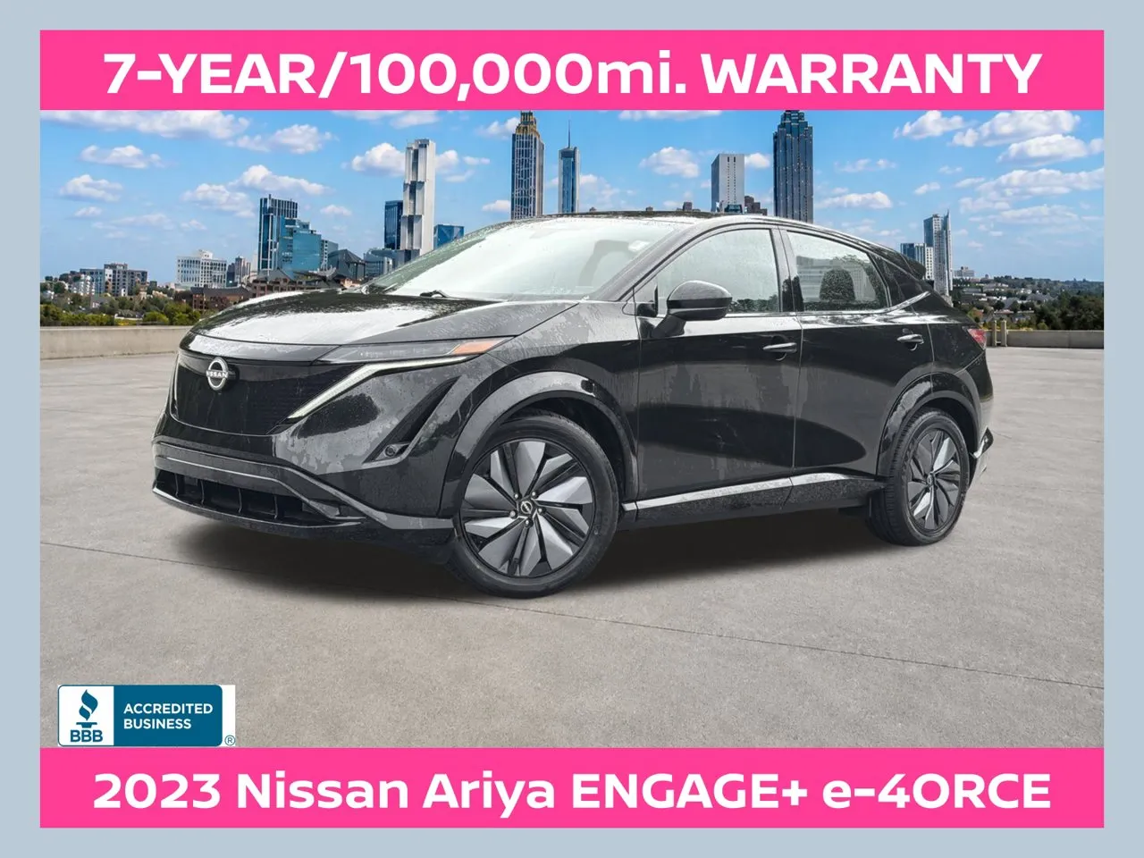 Black 2023 Nissan Ariya ENGAGE+ e-4ORCE for sale in Morrow, GA
