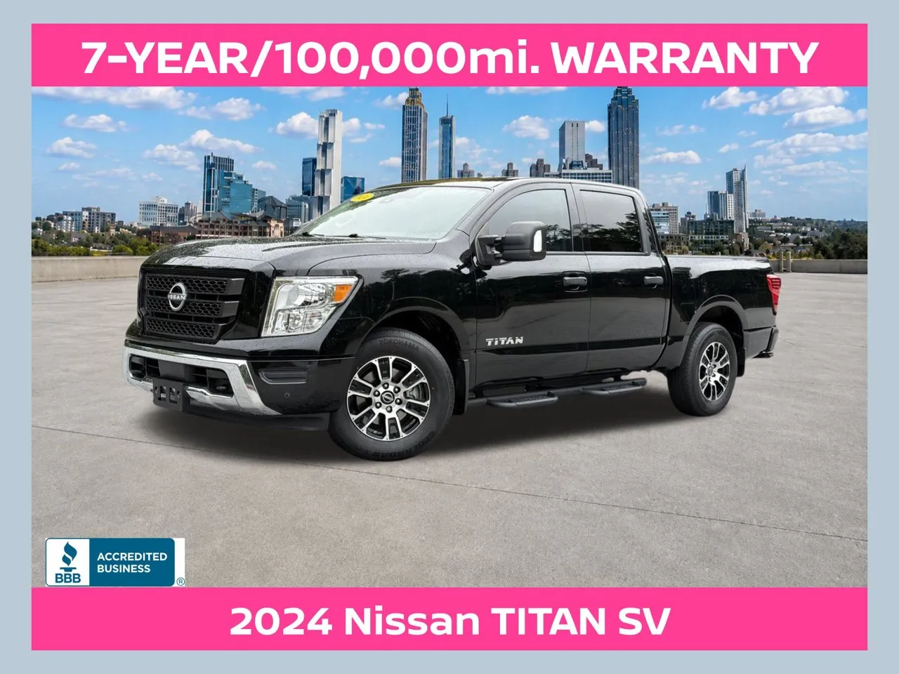 Black 2024 Nissan Titan SV for sale in Morrow, GA