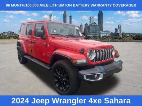 Red 2024 Jeep Wrangler Sahara 4xe for sale in Morrow, GA