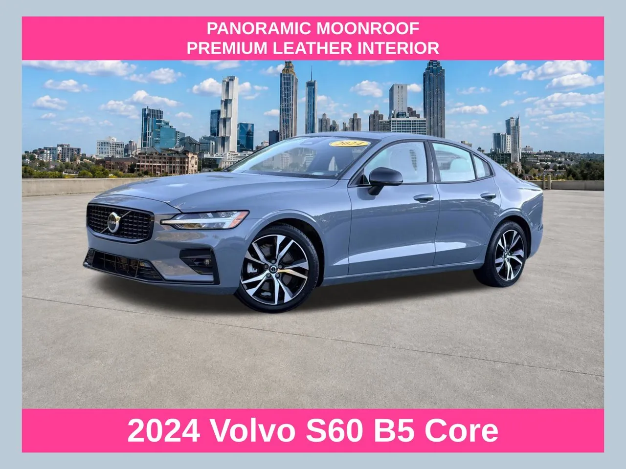 Gray 2024 Volvo S60 B5 Core Dark Theme for sale in Morrow, GA