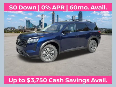 Blue 2026 Nissan Pathfinder SV for sale in Morrow, GA