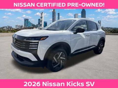 White 2026 Nissan Kicks SV for sale in Morrow, GA