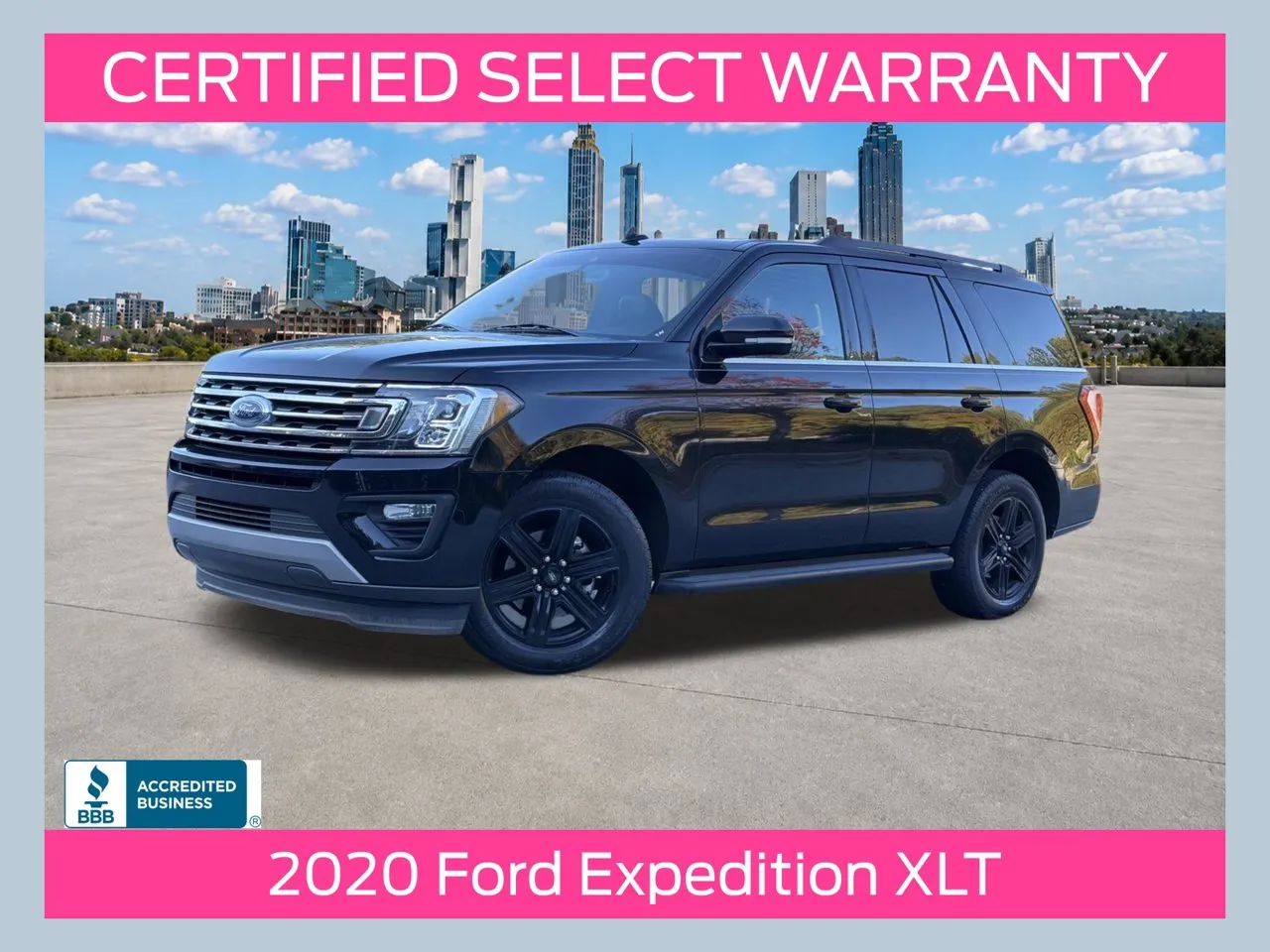 Black 2020 Ford Expedition XLT for sale in Morrow, GA