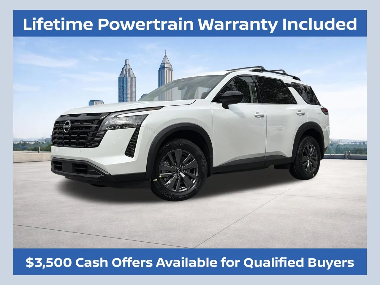 White 2026 Nissan Pathfinder SV for sale in Lithia Springs, GA