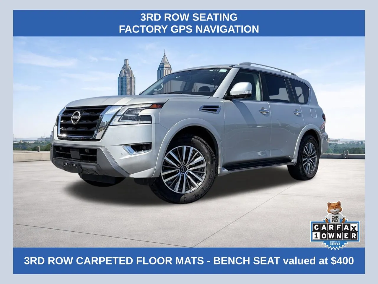 Silver 2024 Nissan Armada SL for sale in Lithia Springs, GA