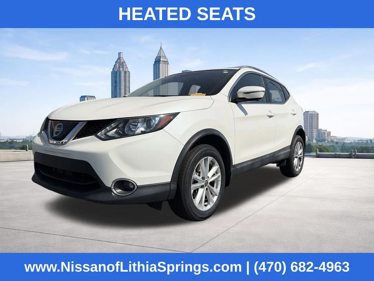 White 2019 Nissan Rogue Sport SV for sale in Lithia Springs, GA